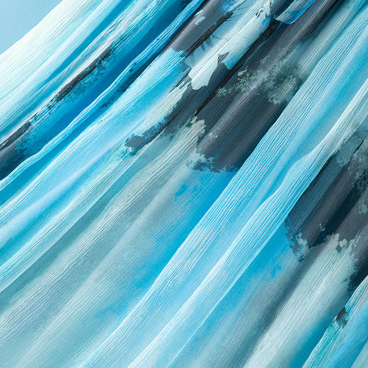 丁摩真丝半身裙女春季新款时尚洋气a字高腰显瘦桑蚕丝波西米亚旅游AL6659 商品图2