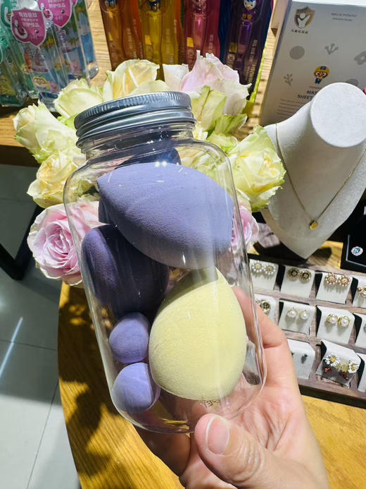 【加量不加价】5+2只装美妆蛋！不挑色随机发超软上妆多种切面化妆球海绵粉扑彩妆蛋 品质保证 商品图2