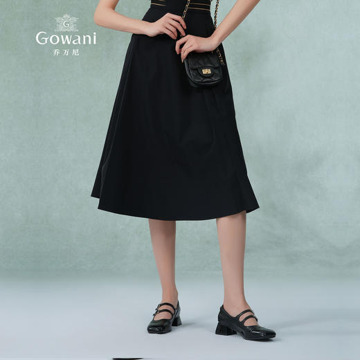 乔万尼半身裙夏新款a字半裙显瘦百搭双色可选EM2D767 商品图4