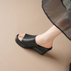 【预售5天】夏新款坡跟增高轻便外出拖鞋鱼嘴复古风休闲通勤女鞋RLJR&D379 商品缩略图2