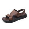 信诺真皮软底凉拖鞋男2025新款夏季舒适外穿沙滩鞋中老年爸爸鞋子N5L115-62 商品缩略图4