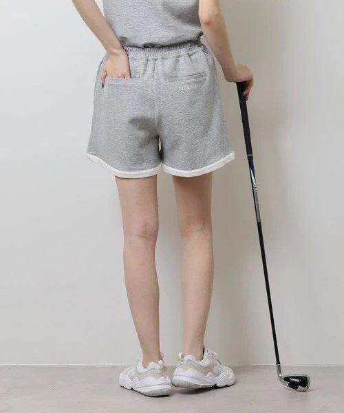 CECIL McBEE green 高尔夫女士 印花logo抽绳短裤 宽松舒适简约百撘 商品图4