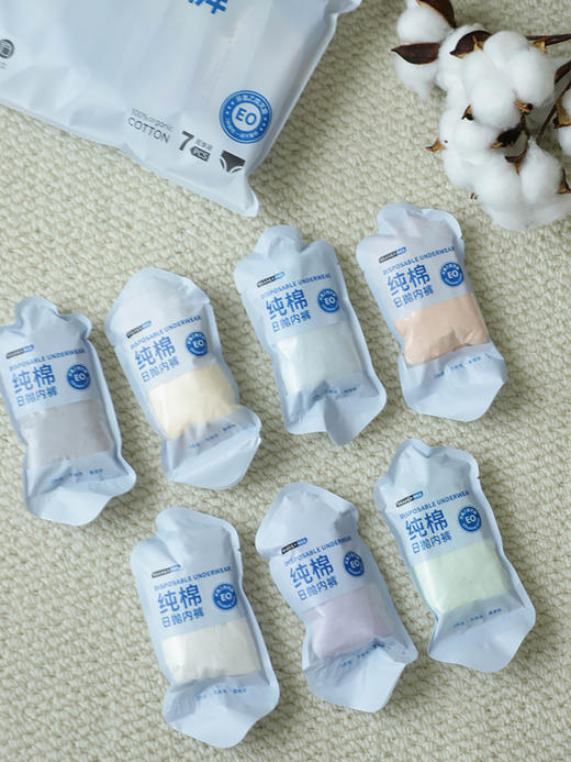 【新包装发货 品质不变】【第98个心愿单】【纯棉一次性内裤】弹力足包容性好，柔软轻盈、透气抑菌，穿着不束缚、不卡pp~ 商品图2