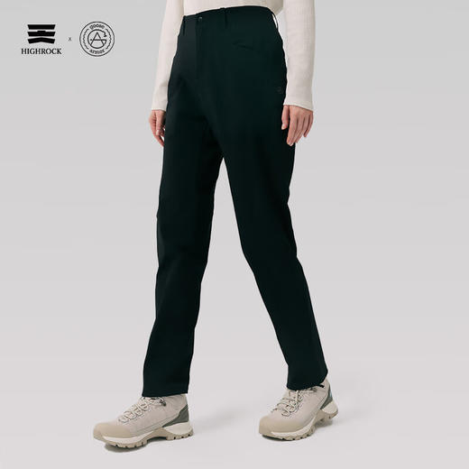 天石鹅铠甲户外休闲软壳裤防泼水舒适透气轻量耐磨弹力女G333 商品图3