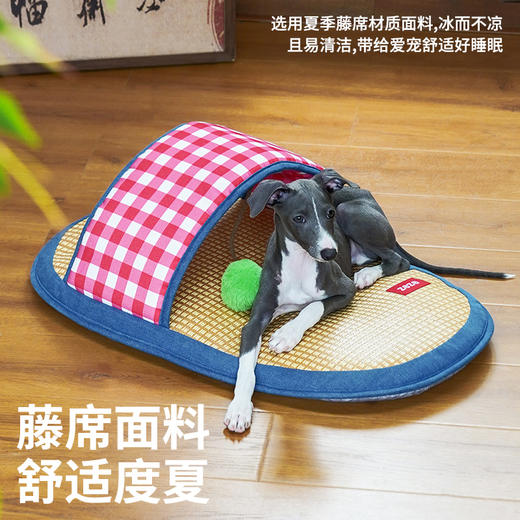 zeze藤席拖鞋宠物床-B（包邮） 商品图3