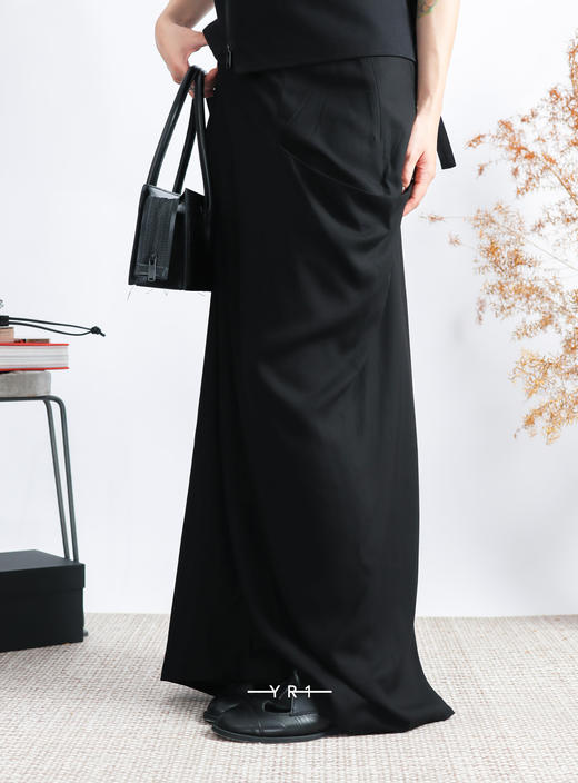 Y‘s | 不对称口袋左布裙 商品图3