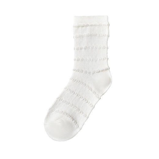 丁摩 【2双】夏季桑蚕丝莫代尔袜子女薄款真丝堆堆袜JSY190081 商品图5