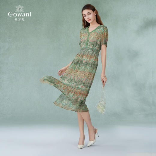 乔万尼真丝连衣裙100%桑蚕丝新款EM2E816 商品图3