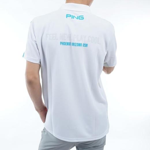 PING 高尔夫 男士夏季 男士短袖翻领Polo衫 商品图2