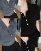 圣罗兰同款POLO小兜羊毛天丝衫 商品缩略图3
