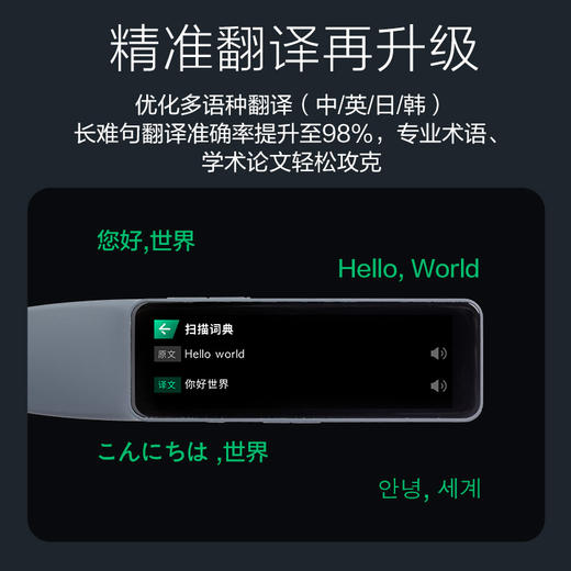 印象扫译笔专业版EverSCAN Pro+｜内存翻倍至16GB！录音转写 不限时长永久免费 商品图3
