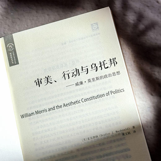 审美、行动与乌托邦 威廉·莫里斯的政治思想 欧诺弥亚·不列颠古典法学丛编 商品图5