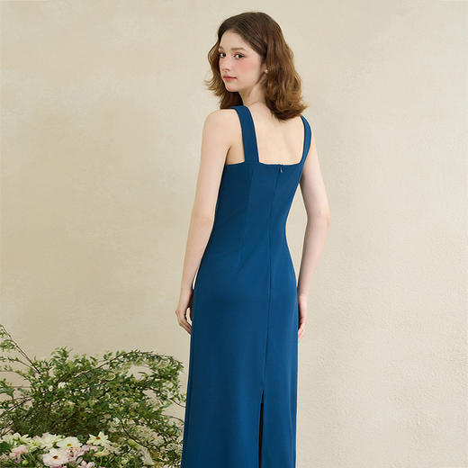 西遇吊带连衣裙女新款宽肩带修身纯欲包臀后妈裙长裙SS150094/SS150229 商品图4