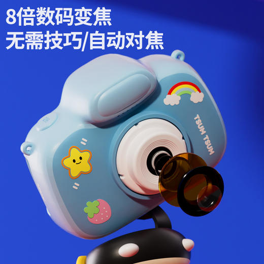 【迪士尼新款拍拍乐】4800万前后双摄儿童相机 可拍照迷你数码照相机 男女孩生日 玩具礼物 商品图3
