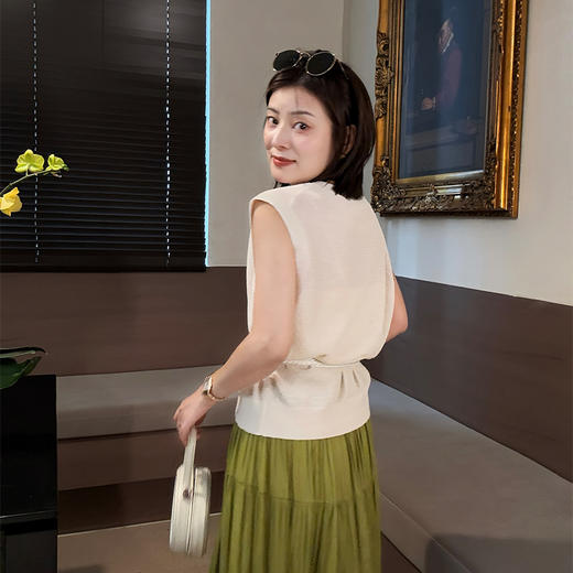 【部分现货】良木礼夏季和纸莎背心(25065) 商品图3
