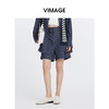 VIMAGE纬漫纪春季新款高腰显瘦休闲短裤女V2105725 商品缩略图0