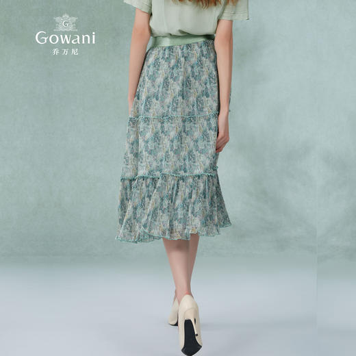 乔万尼夏季新品百褶半身裙艺术EM2D773 商品图4