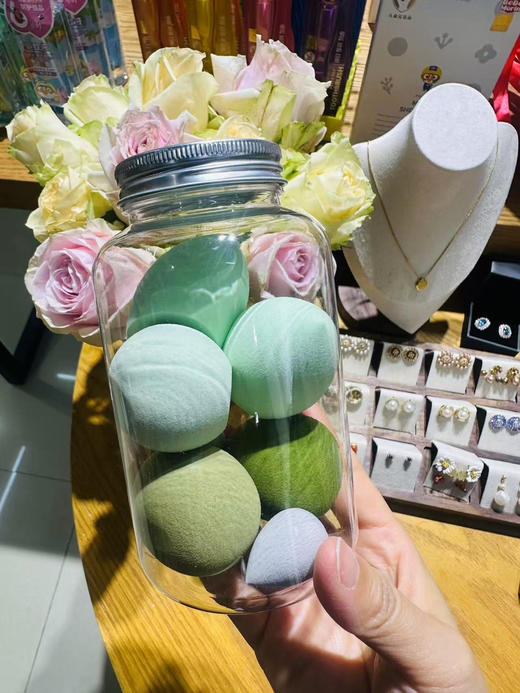 【加量不加价】5+2只装美妆蛋！不挑色随机发超软上妆多种切面化妆球海绵粉扑彩妆蛋 品质保证 商品图3