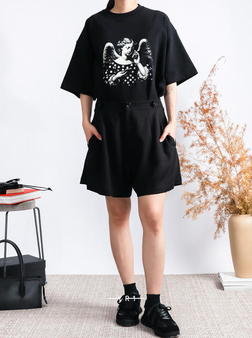 Y‘s | 黑色轻盈短裤 商品图1