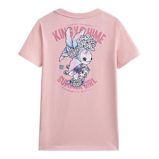 ONIARAI/鬼洗25春夏新品鱼姬夏色修身短袖T恤女式 J850205 商品图4