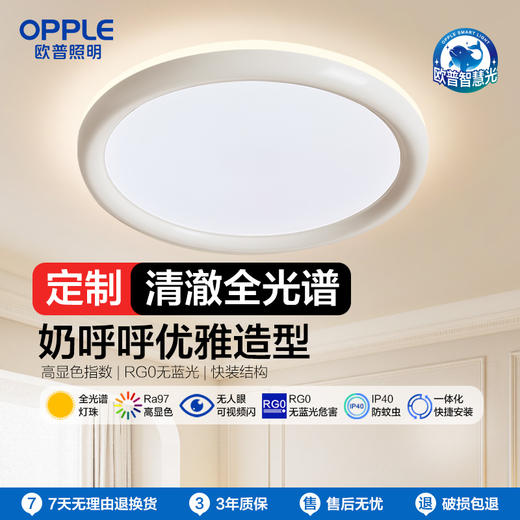 特价🔥奶油布丁卧室吸顶灯 商品图0