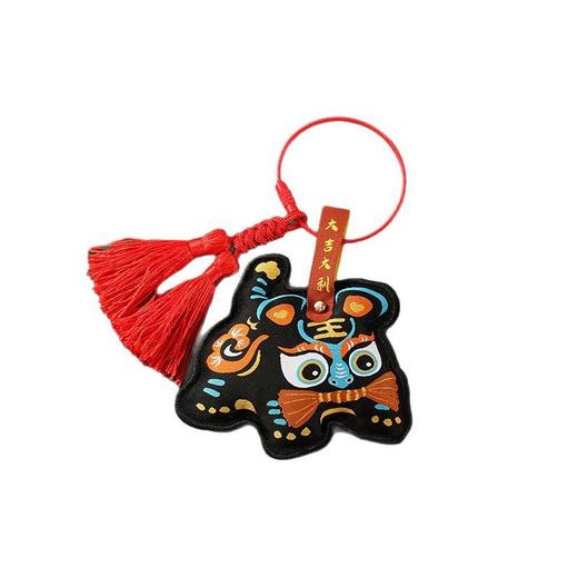 【端午香包香囊】白虎祈福香包 国潮文创小礼品 老虎香包挂件平安符礼物  商品图4