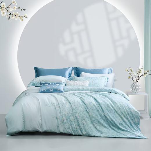 梦洁 天丝四件套  绿樱 商品图0