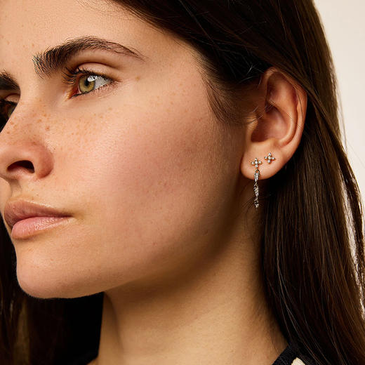 北京仓｜Leo sedim-Zora-锆石 吊坠 耳环（单只）［法国设计师］ 商品图2