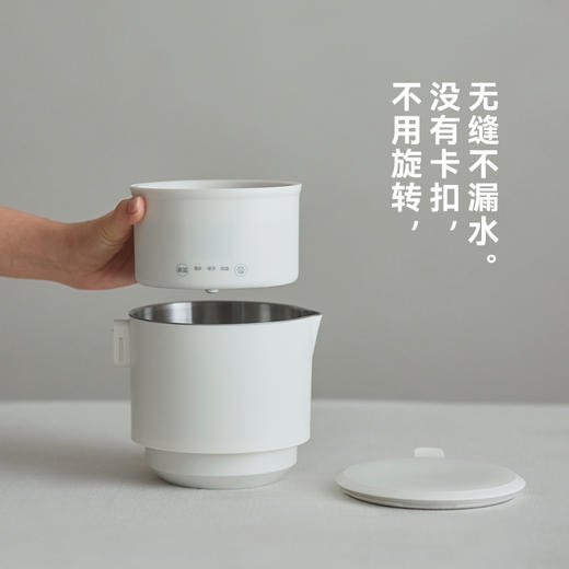 olayks立时全钢折叠热水壶便携式烧水壶恒温水杯旅行 商品图4