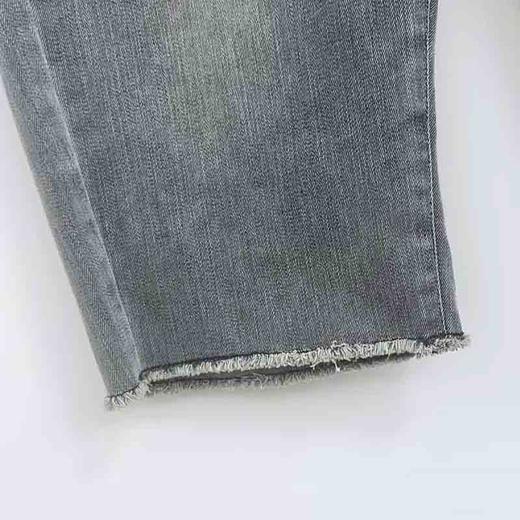 VIVIAN LIU薇薇安刘R2445012初秋女装新款斜插兜前拉链系扣五分裤 商品图3