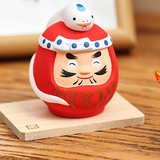 【旬彩】 药师窑锦彩招福巳（笑门来福） 商品图0