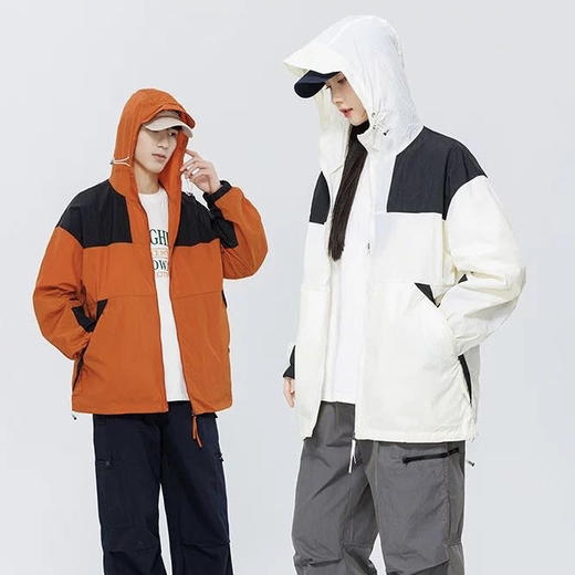 Im presionismo印象主义 山系户外防晒皮肤衣 轻薄透气 耐水洗 男女同款 纯色款/撞色款 商品图2