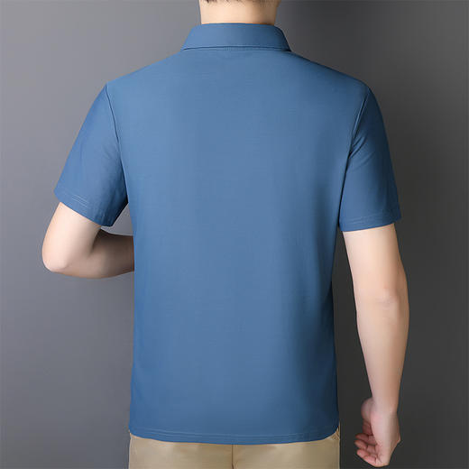 【冰丝弹力】【DCS】大依优型大码翻领短袖POLO衫男加肥大码夏装衣服休闲时尚半袖体恤休闲商务 商品图6