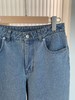 【高品质私服】【IC全棉牛仔阔腿长裤】阔腿设计时尚大气，修饰腿型N1290-CC【无标出货 介意慎拍】 商品缩略图14