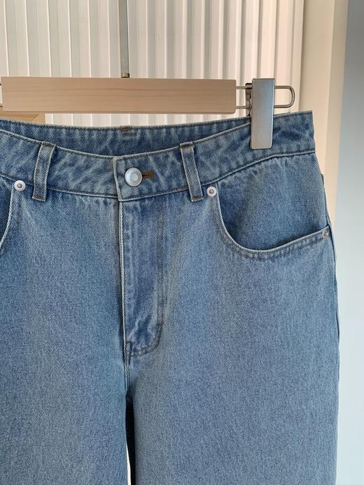 【高品质私服】【IC全棉牛仔阔腿长裤】阔腿设计时尚大气，修饰腿型N1290-CC【无标出货 介意慎拍】 商品图14