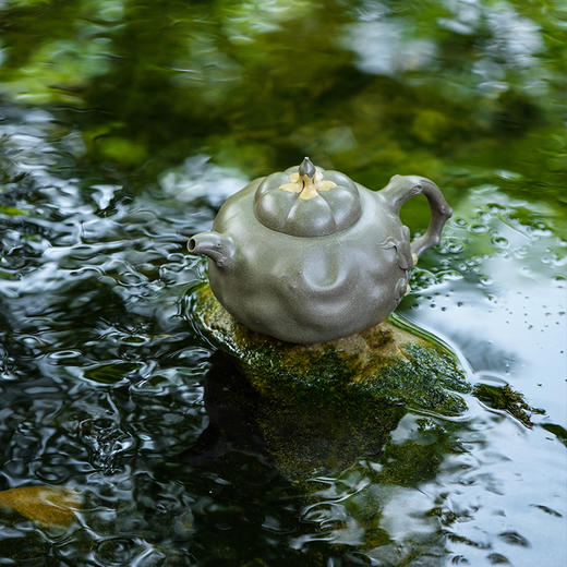 龙德堂陶艺 徐飞制《瑶池仙果》原矿青段 400cc 库存请咨询客服 商品图2