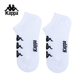 Kappa卡帕背靠背运动袜男女款2025新款夏季透气跑步短筒袜子船袜K0FX8WC09