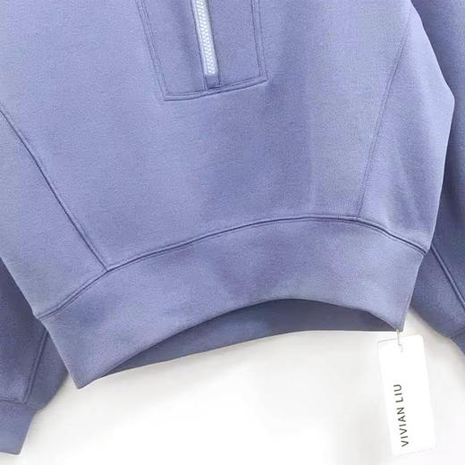 VIVIAN LIU D2447308初秋女装新款时尚立领宽松长袖针织卫衣 商品图3