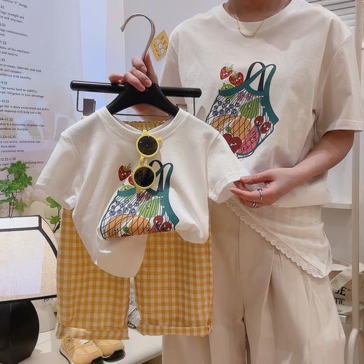 【🔥59.9元/3件起】一家四口❤️懒散猫纯棉A类亲子短袖UPF50+T恤男童女童亲子可穿吸汗透气柔软亲肤店 商品图3