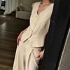 【ORIGNAL&CO 老钱风亚麻三件套装】马甲+亚麻阔腿裤+亚麻短裤 夏日清凉穿搭 商品缩略图2
