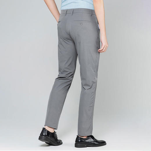 半身缘男裤 夏季凉感薄款直筒商务透气轻盈长裤西裤630 商品图1