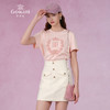 乔万尼短袖女t恤新款高端大牌真丝混纺EM2C843 商品缩略图1