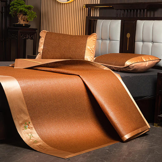 【多样屋专柜】雅鹿艾草养生古藤席席三件套夏季清凉 商品图3