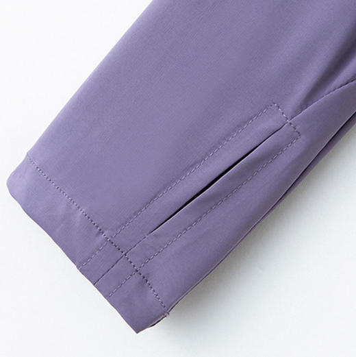 半身缘女装 夏季显瘦薄款透气防紫外线立领拼色冰丝护手防晒衣252113U08513497 商品图5