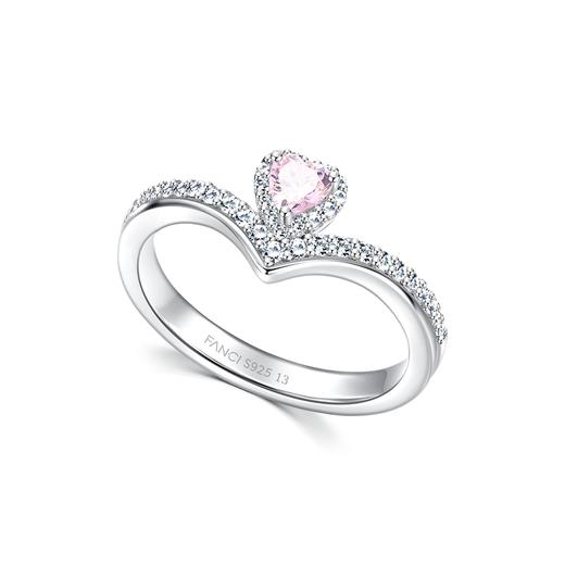 FANCI范琦 心动加冕戒指 925银女戒 商品图3