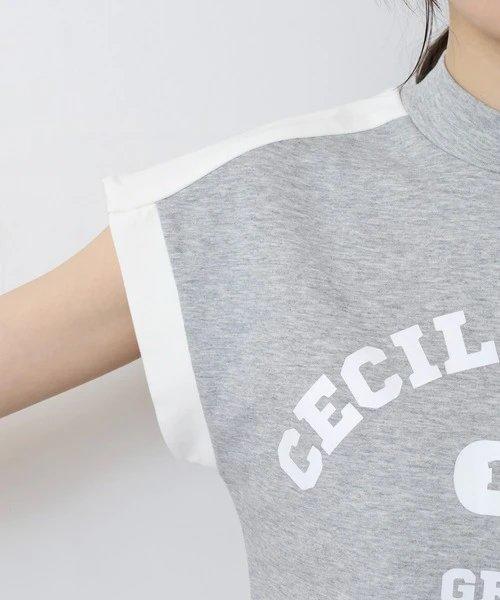 CECIL McBEE green 高尔夫女士 字母印花无袖卫衣短袖 运动背心 商品图12