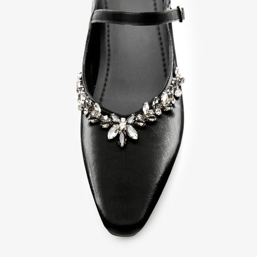 西遇包头尖头半拖鞋女外穿2025新款春夏绝美法式银色一脚蹬穆勒鞋V0156617 商品图5