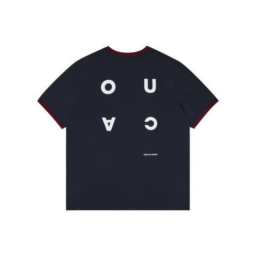 oneup撞色边宽松短袖T恤 商品图7