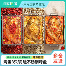 【清江烤鱼3只装】500g/只丨京东/顺丰包邮