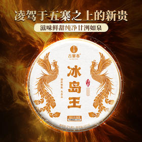 【冰岛王】西半山之巅勐库冰岛王，近几年升值最快的普洱山头！茶韵淸劲如山风呼啸 357克/饼